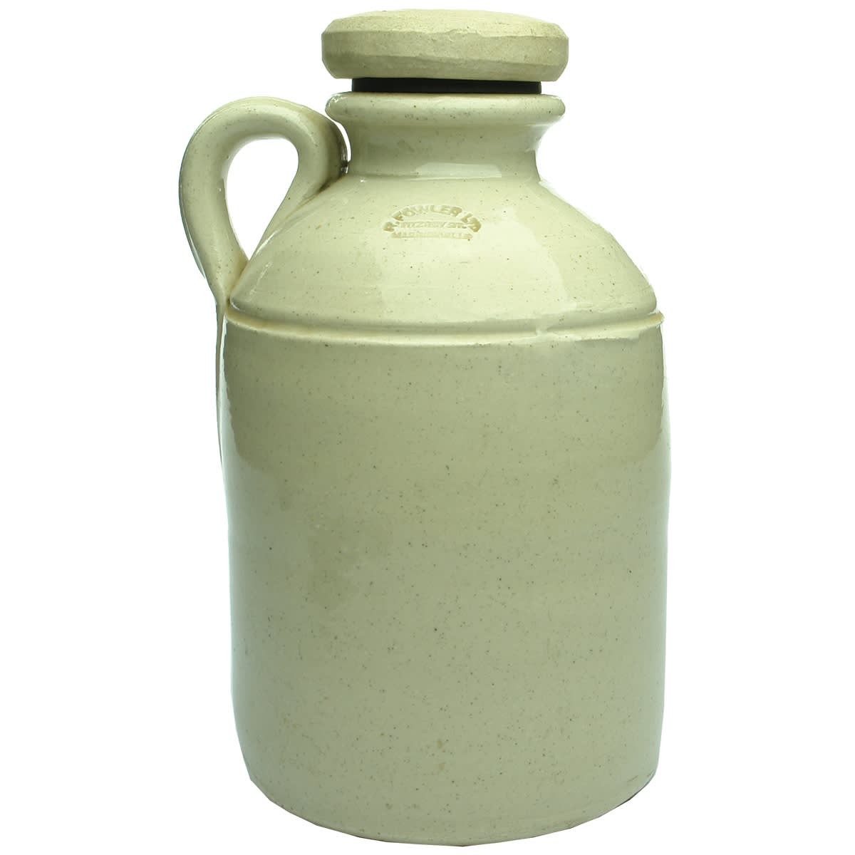 2 Small Demijohns. R. Fowler Ltd, Fitzroy St., Marrickville; Perry Bros., Somerset Cider, Dowlish Wake.