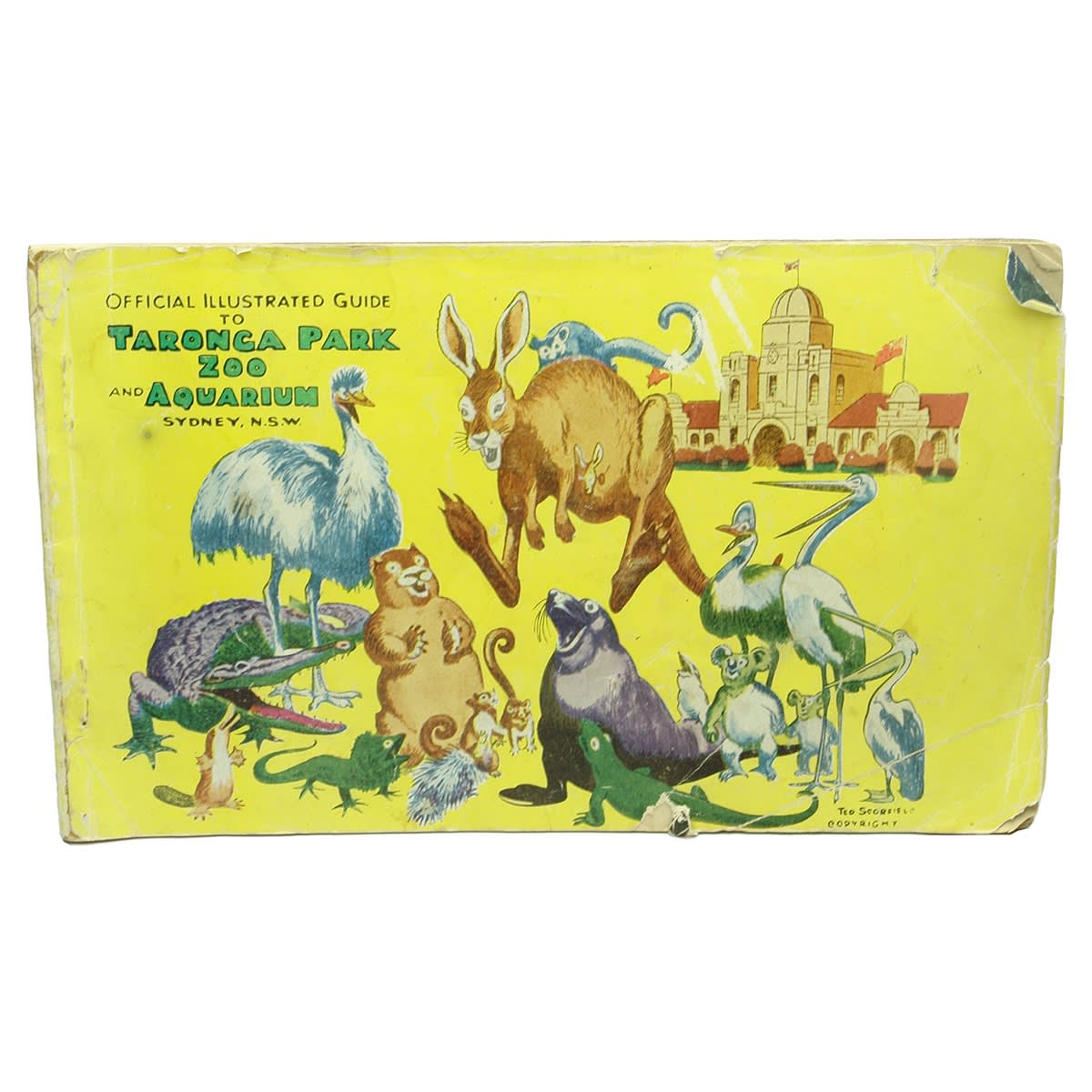 Ephemera. Official Illustrated Guide to Taronga Park Zoo and Aquarium, Sydney, N. S. W.