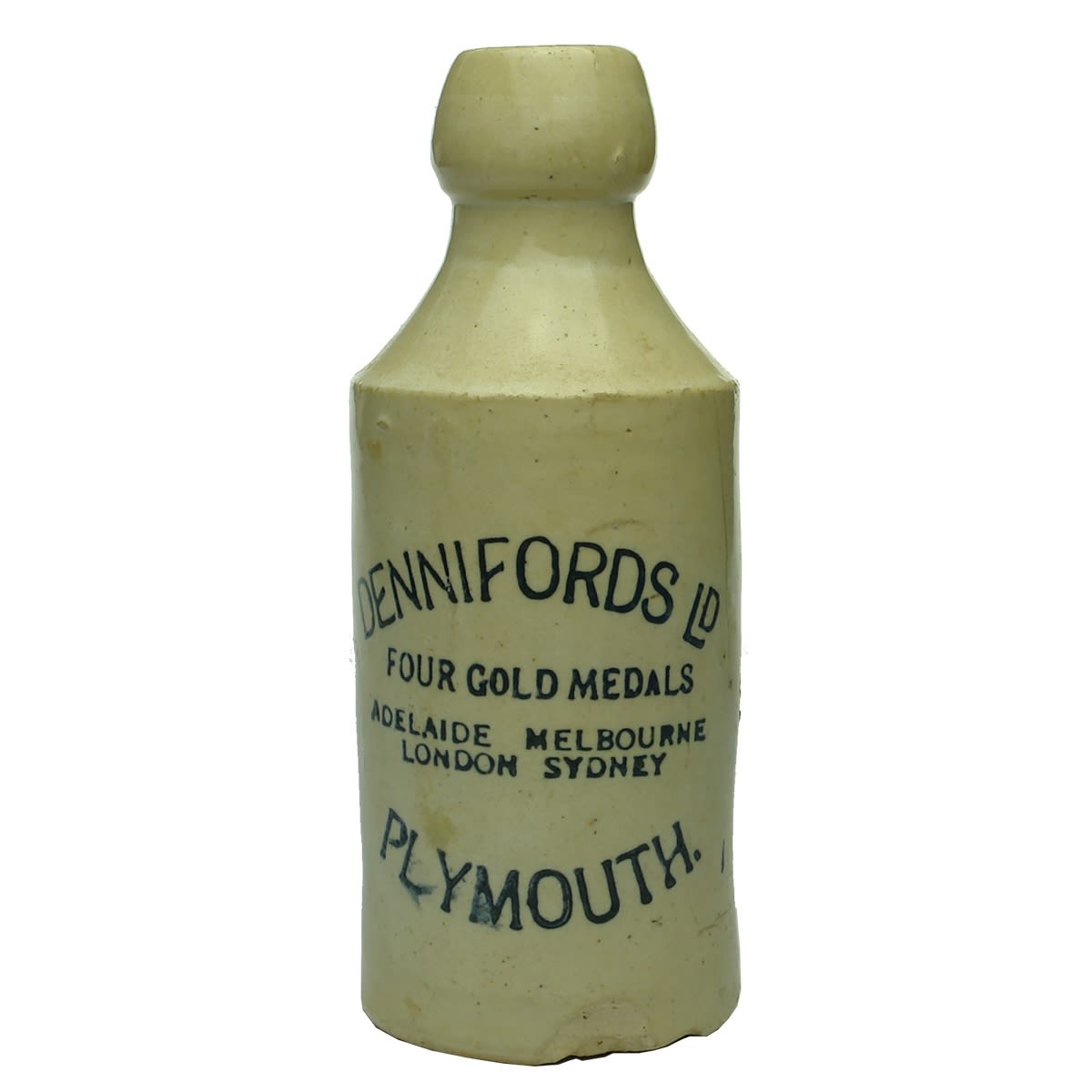 3 Internal Thread Ginger Beers: Denniford's Plymouth; Hawkes & Co., Thames Dutton; Barrett's Vauxhall. (UK)