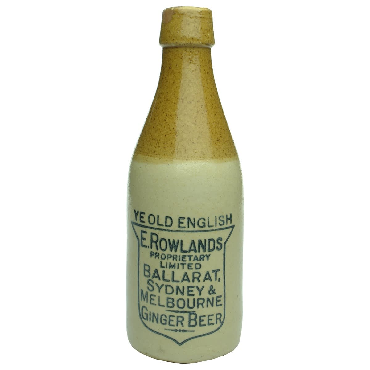 3 Ginger Beers. E. Rowlands Pty Ltd, Ballarat, Sydney & Melbourne; Lincoln & Co Limited; Phillips & Son Devonport.