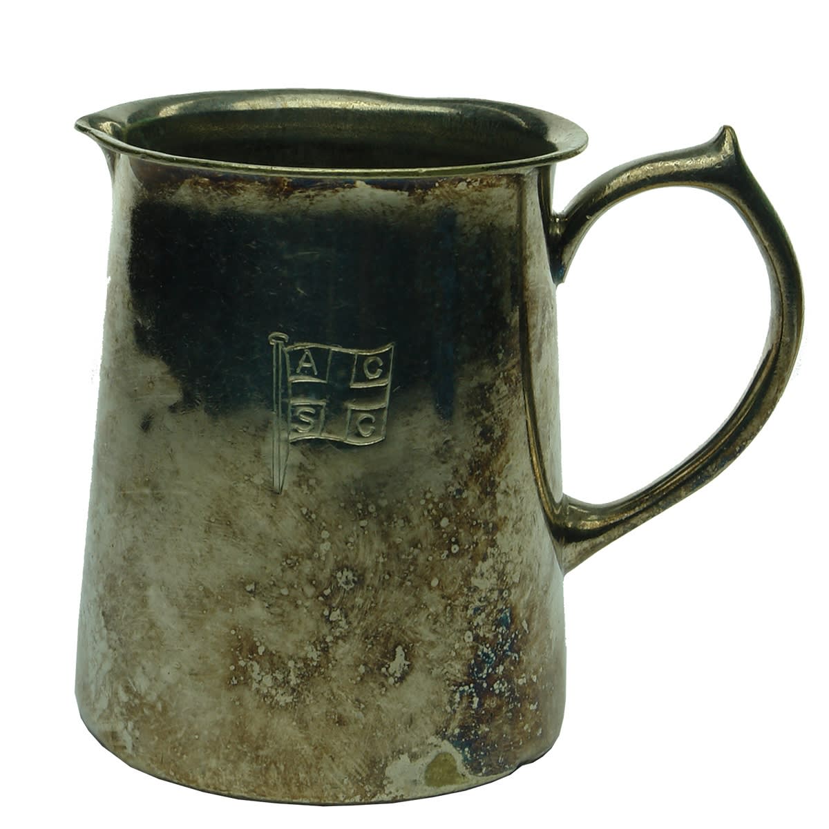 6 Shipping type Items. A. C. S. C. 1/2 Pint EPNS Jug; 2 x ANL Butter Dishes; BP Bowl; British & Commwealth Saucer; Dominion Far East Line small bowl.