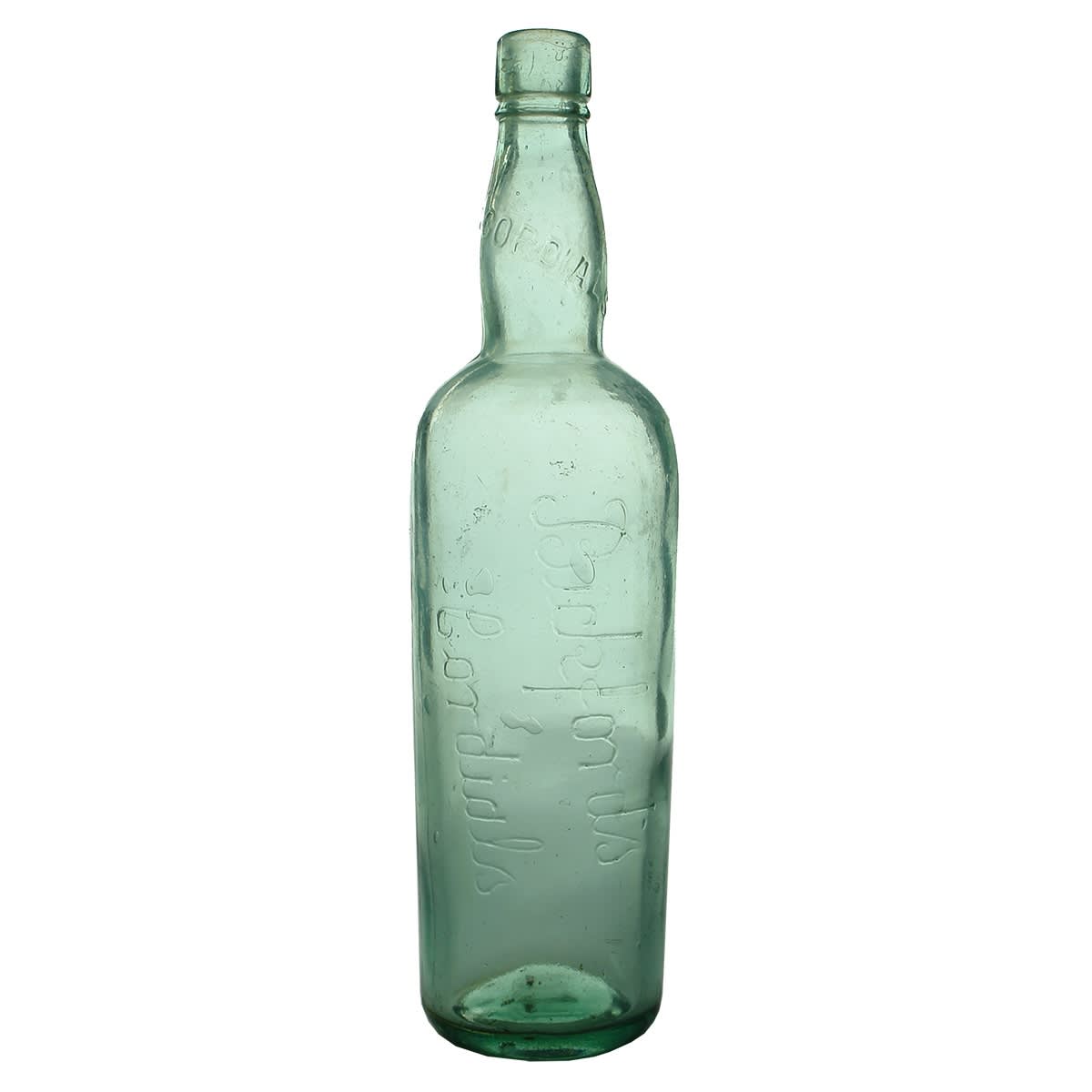 3 Cordials. Variations of Bickford's Cordials with script embossing. (South Australia)