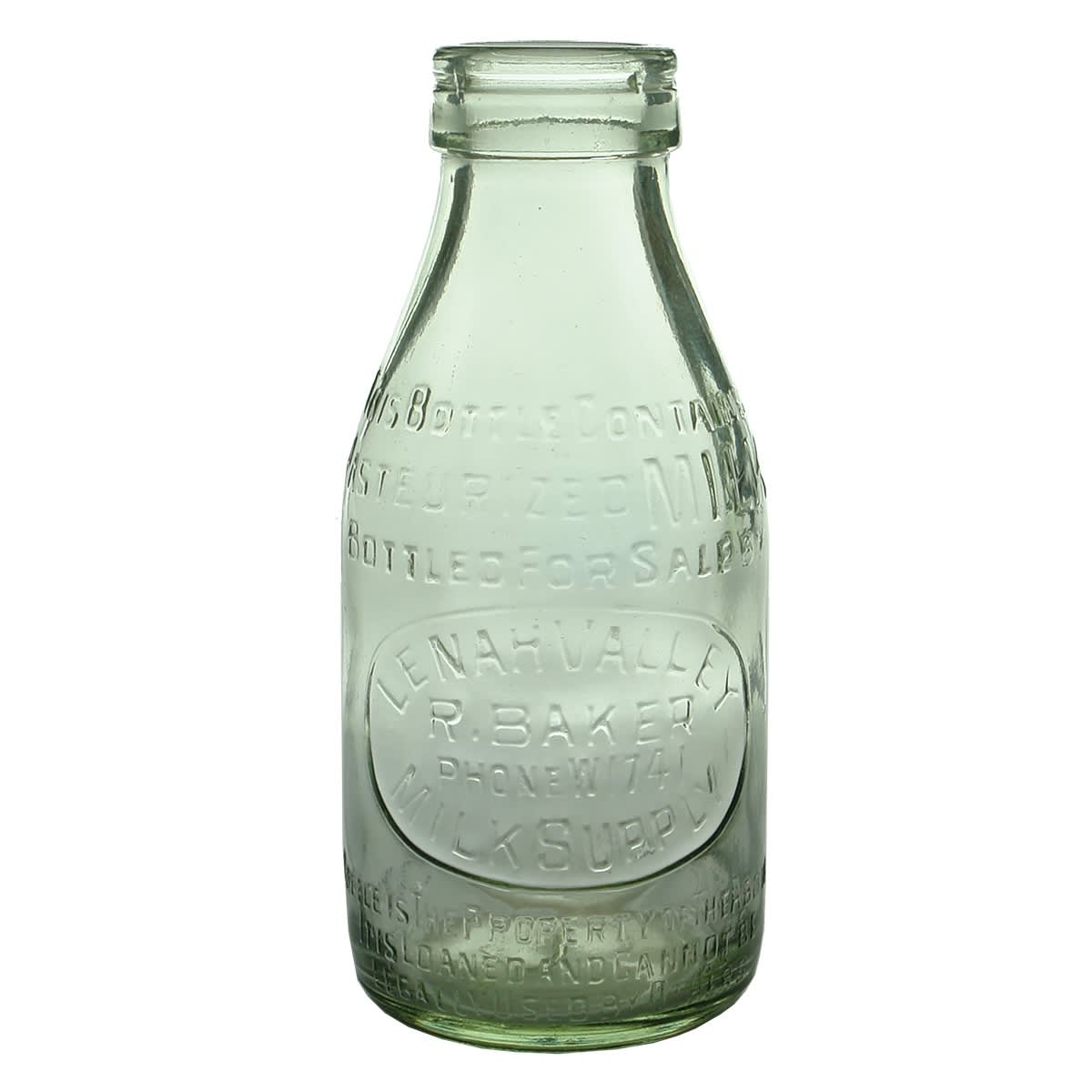 2 Half Pint Milks: R. Baker Lenah Valley Milk Supply (Base: 2); Betta Milk Products Wynyard (Base: 594). (Tasmania)