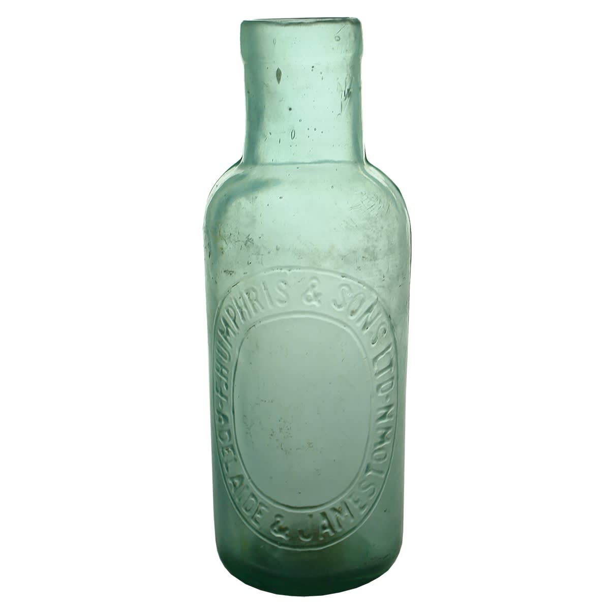 2 Jars: F. Humphris & Sons Ltd Adelaide & Jamestown Pickle; J. Brooker & Sons Croydon rolled lip jar. (South Australia)