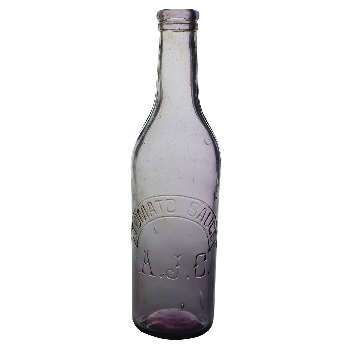 2 Sauces: A. J. C. Tomato Sauce 26 oz; Smith & Lambert Highett Railway Station Moorabbin 13 oz. (Victoria)