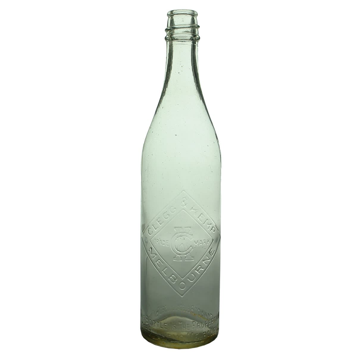 4 Household Bottles: Clegg & Kemp Melbourne Sauce; I. Keam, Tallygaroopna Sauce; Rosella Sauce; Monk's Vinegar.