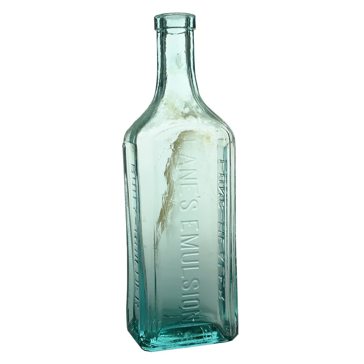 4 Chemist/Cure bottles: Lane's Emulsion; Redmond's Lung Balsam; Cavanough's Liver Tonic; Tol_Cherry Bronchitis Cure.