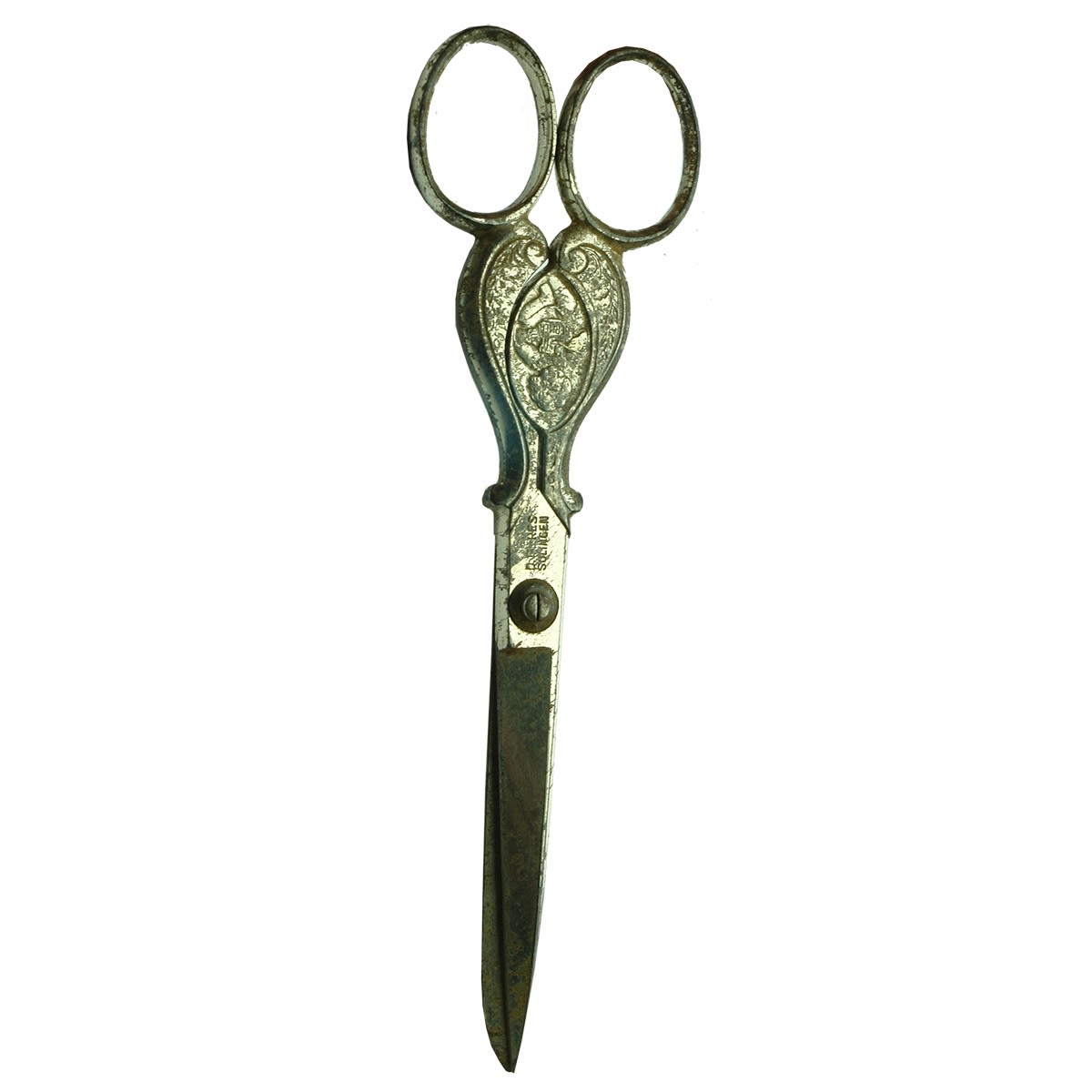 Metalware. Germea Breakfast Food Advertising Scissors made by D. Peres, Solingen.