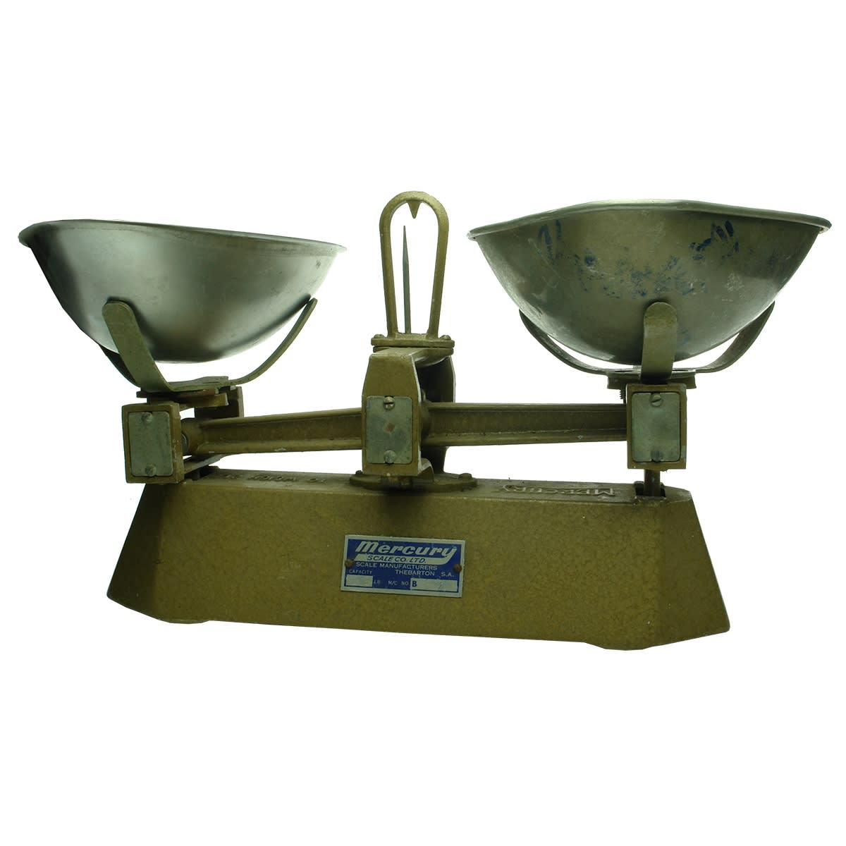 Miscellaneous. Mercury Scale Co. Ltd., Thebarton, S. A. 2 Pound. (South Australia)