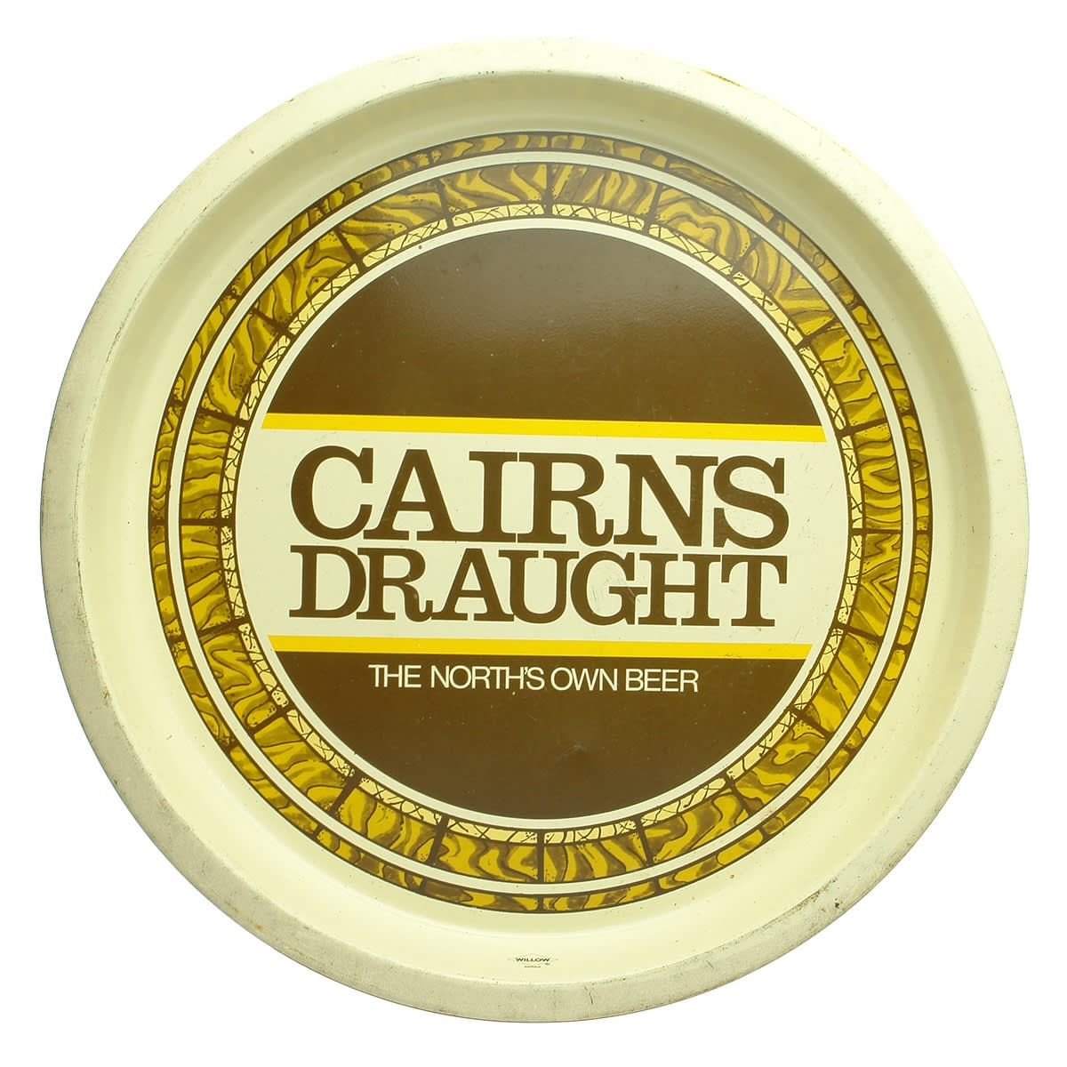 2 Serving Trays. Cairns Draught & Kent 25s.