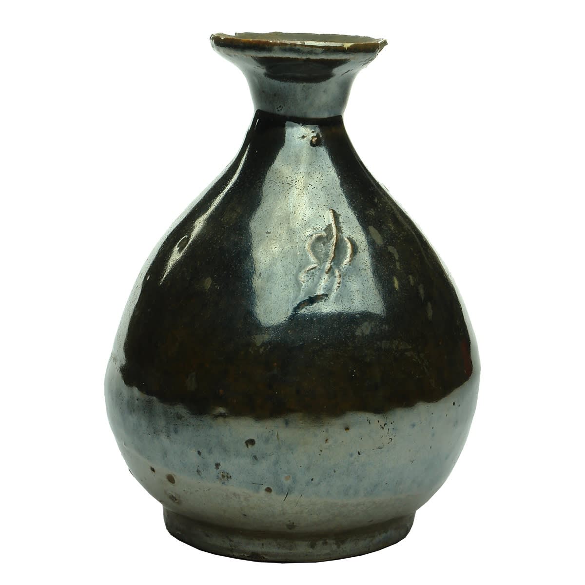 Chinese. Tiger Whisky with Leaf. Chocolate Glaze. (China)