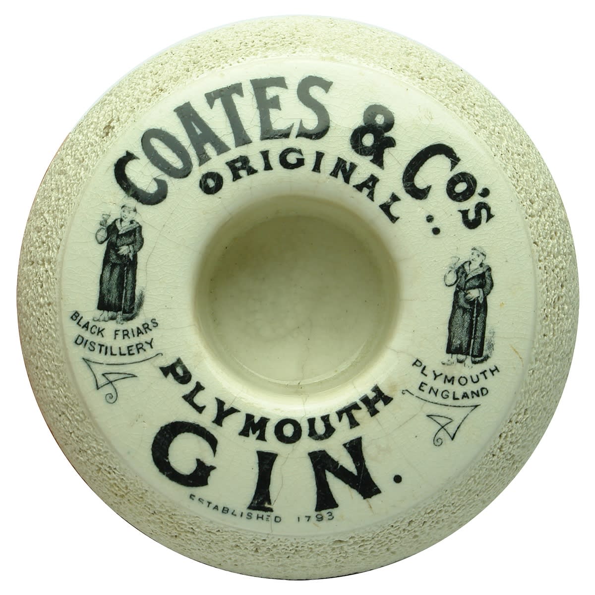 Spirits. Coates & Co's Plymouth Gin. Match Striker. (United Kingdom)