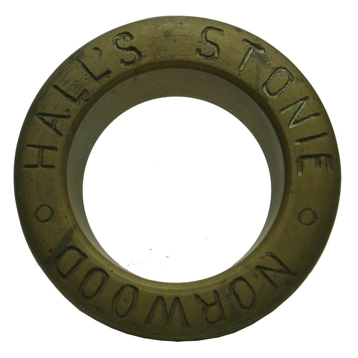 Brass Barrel Bung. Hall's Stonie, Norwood. (South Australia)