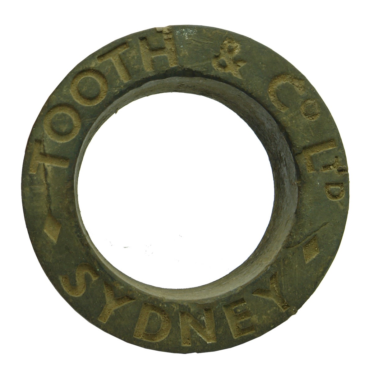 Brass Barrel Bung. Tooth & Co Ltd, Sydney. (New South Wales)