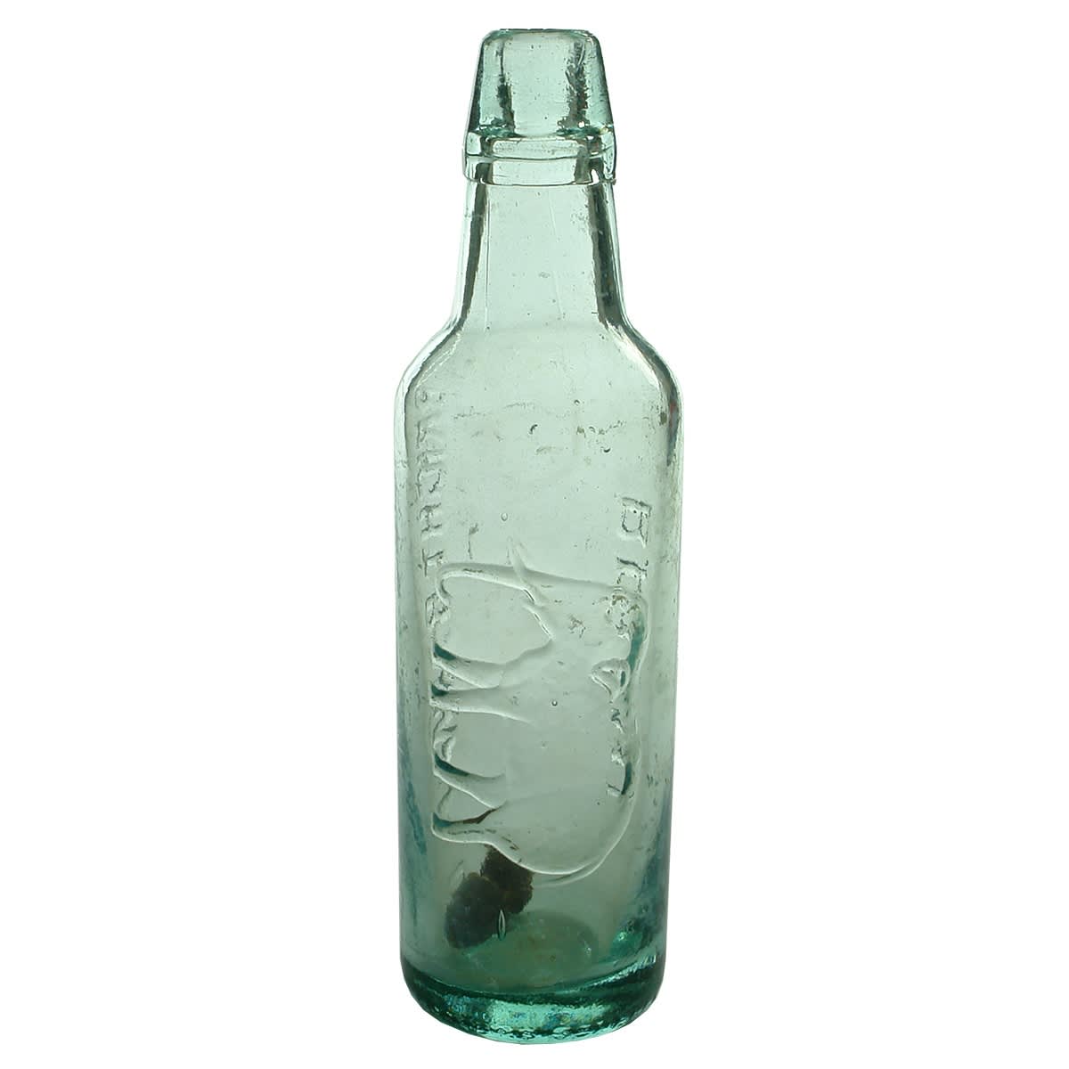 Lamont. Bright Brewery Co. Cannington Shaw. Aqua. 10 oz. (Victoria)