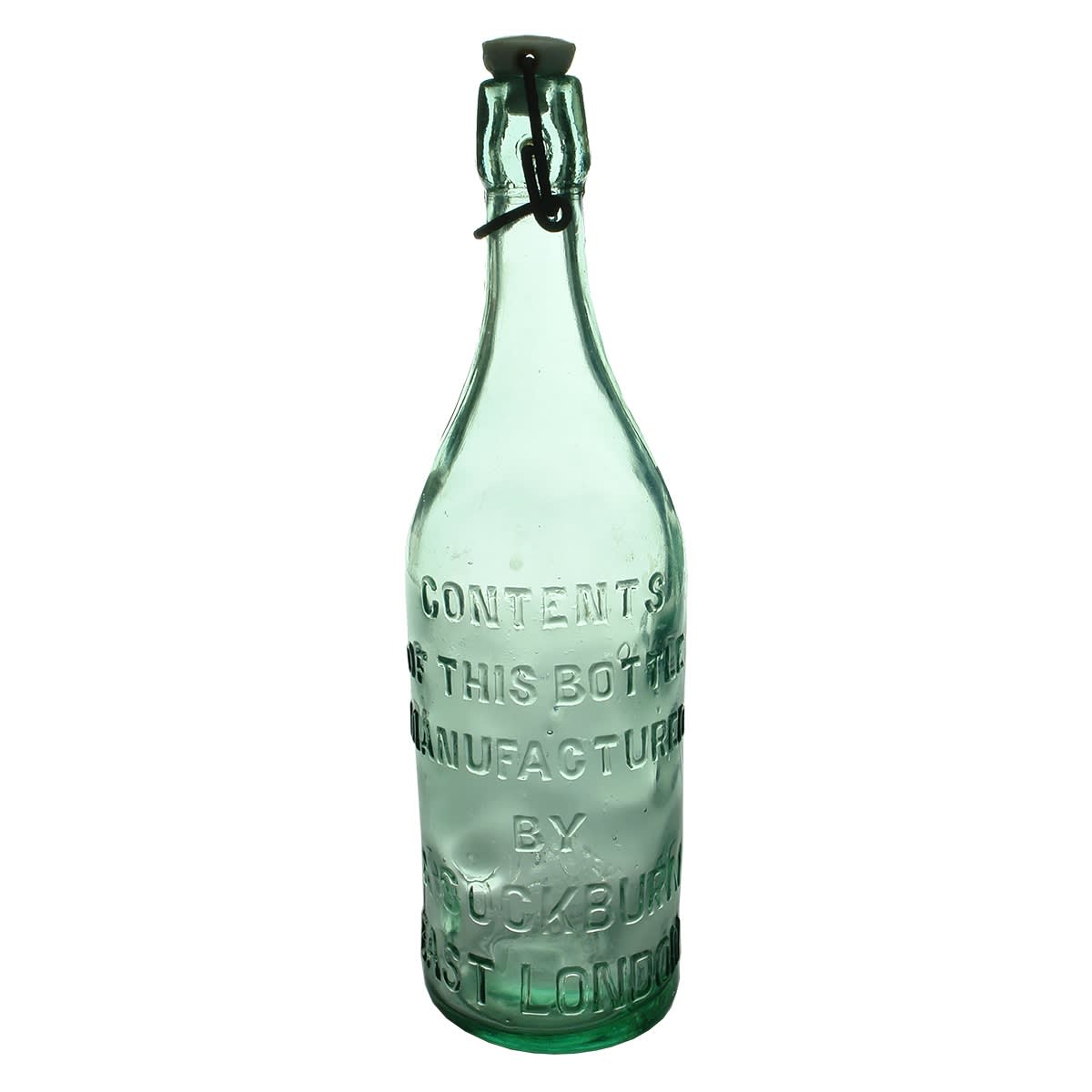 Lightning Stopper. A. Cockburn, East London. Original stopper. 26 oz. (South Africa)