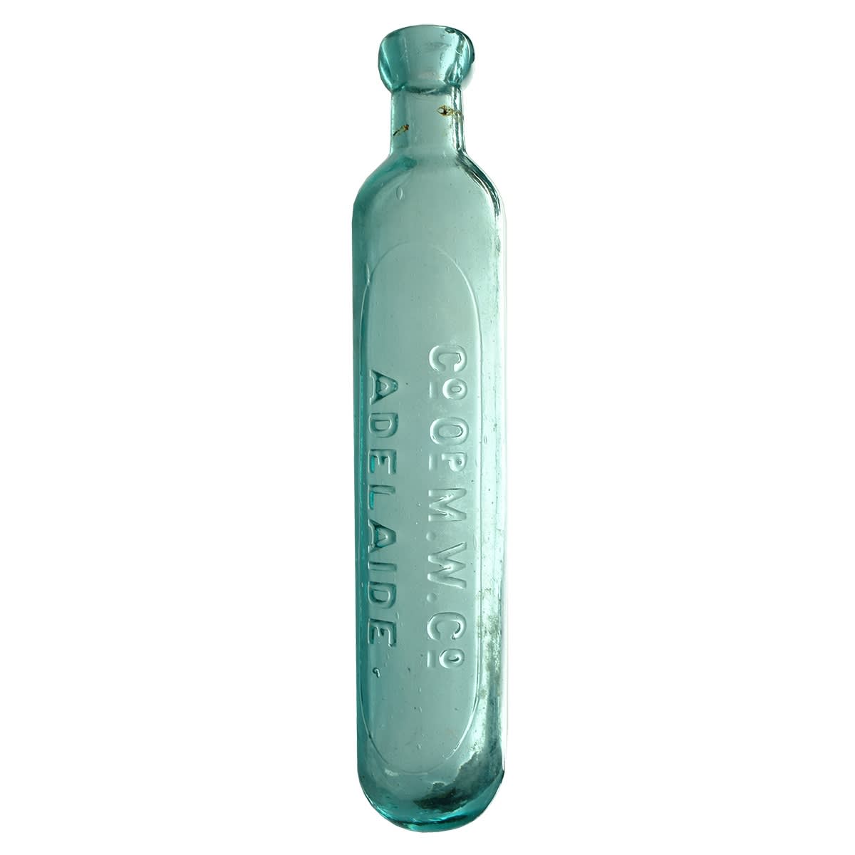 Maugham. Co Op M. W. Co, Adelaide. One side in oval plate. H base mark. (South Australia)