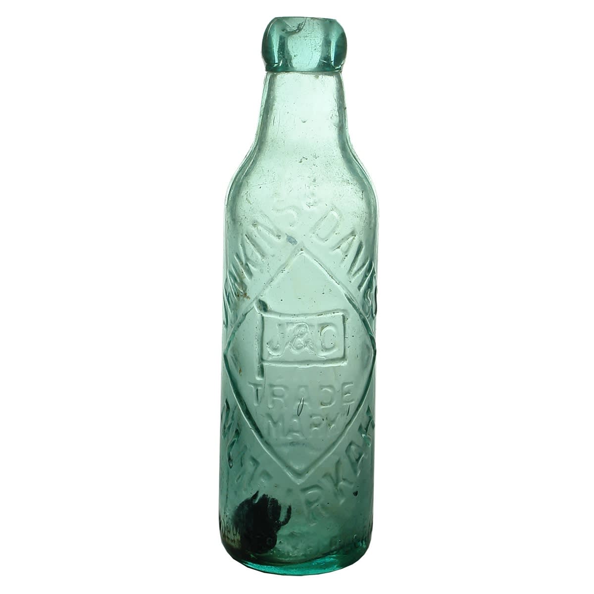 Patent. Jenkins & Davies, Numurkah. Bell Patent. Aqua. 10 oz. (Victoria)