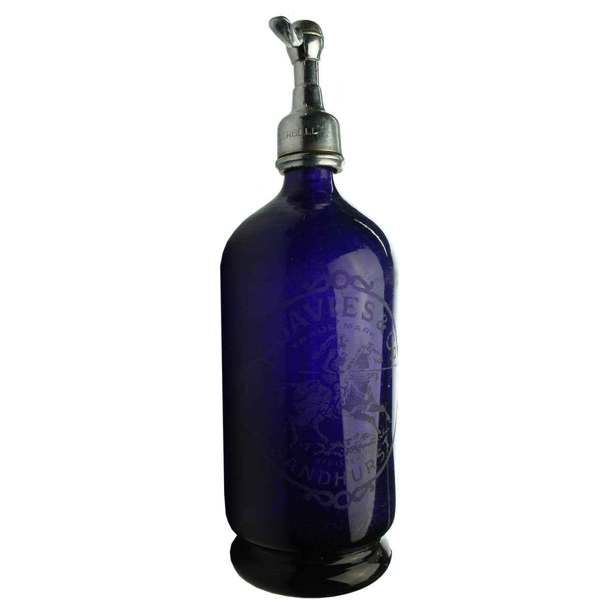 Syphon. T. Davies & Co, Sandhurst. Zapped. Polished Pontil. 30 oz. (Victoria)