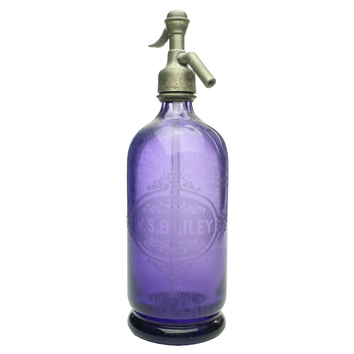 Syphon. W. S. Bailey. Zapped Amethyst. 30 oz. (Adelaide, South Australia)