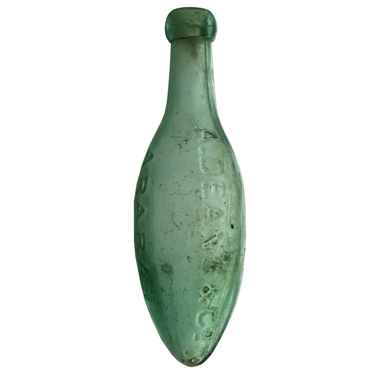 Torpedo. A. Deans & Co, Ararat. Aqua. 10 oz. (Victoria)