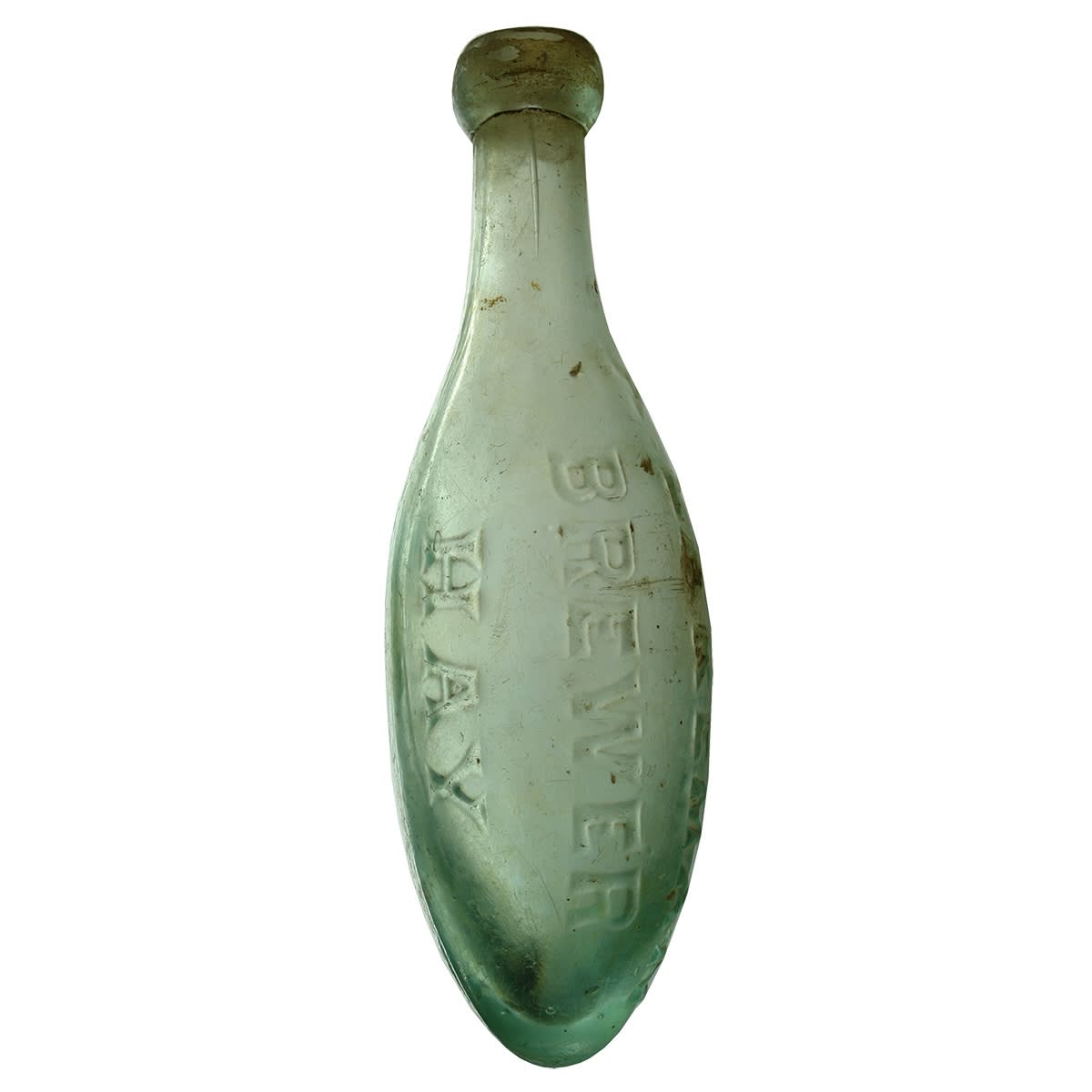 Torpedo. A. Lakeman, Hay. Aqua. 10 oz. (New South Wales)