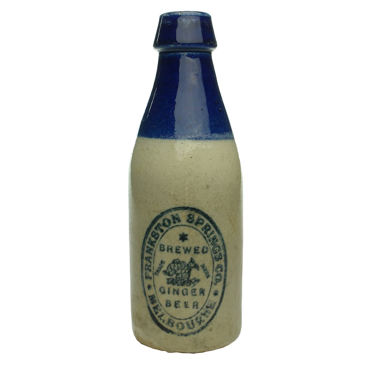 Ginger Beer. Frankston Springs, Melbourne. Champagne. Blue Top. (Victoria)