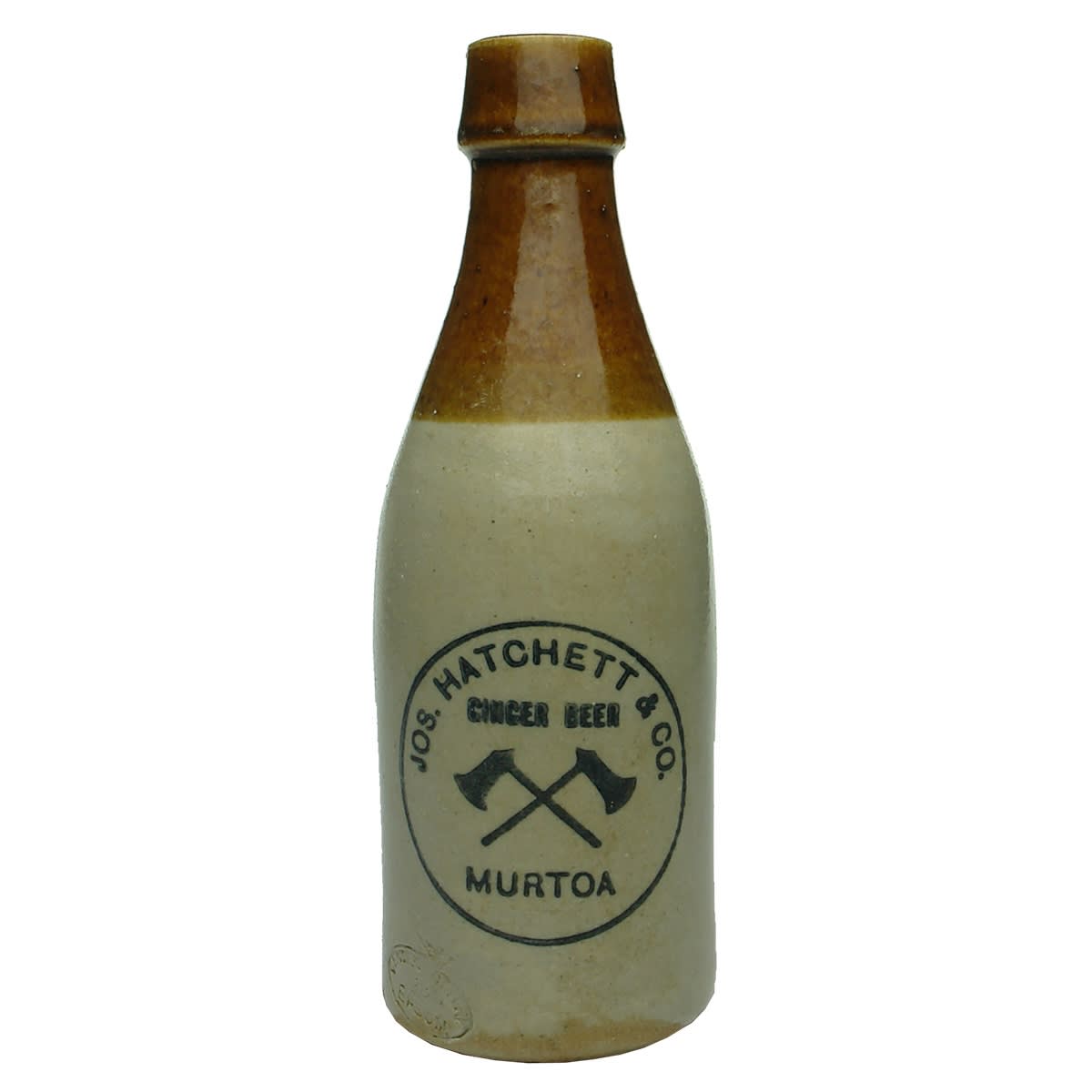 Ginger Beer. Jos. Hatchett & Co, Murtoa. Champagne. Tan Top. (Victoria)