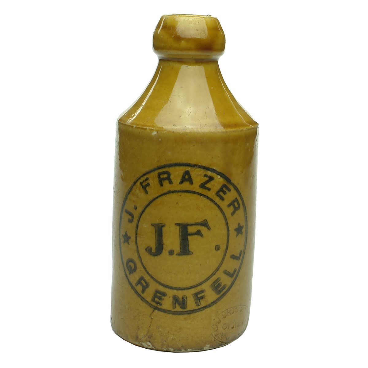 Ginger Beer. J. Frazer, Grenfell. Dump. All Tan. (New South Wales)