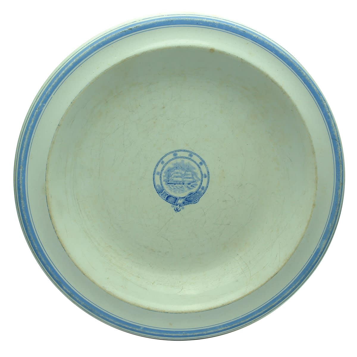 Shipping. S. S. Hippalos Soup Bowl. E. F. Bodley & Son, Longport. (Sydney, New South Wales)