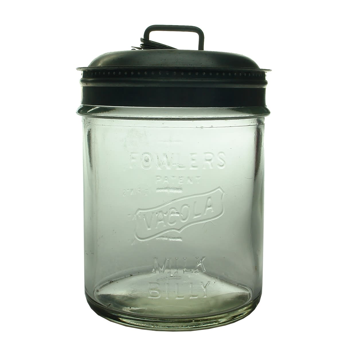 Fowlers Vacola Milk Billy. With lid and original tags. (Victoria)