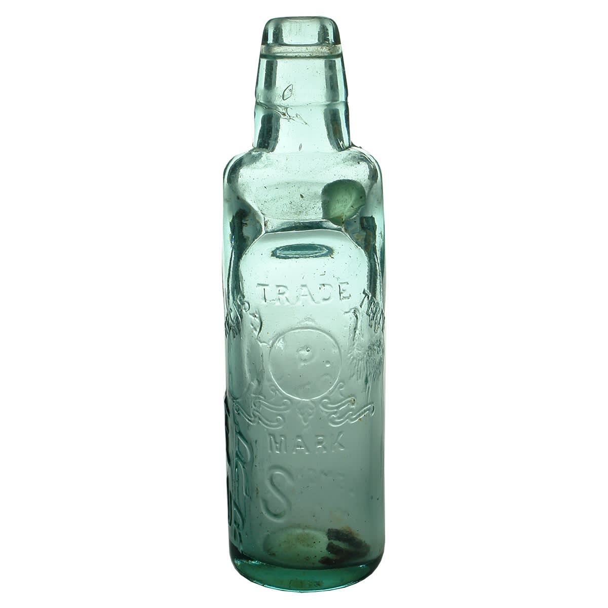 Codd. H. Gowers, Seymour. Coat of Arms. Lemonade. All Way Pour. Aqua. 10 oz. (Victoria)