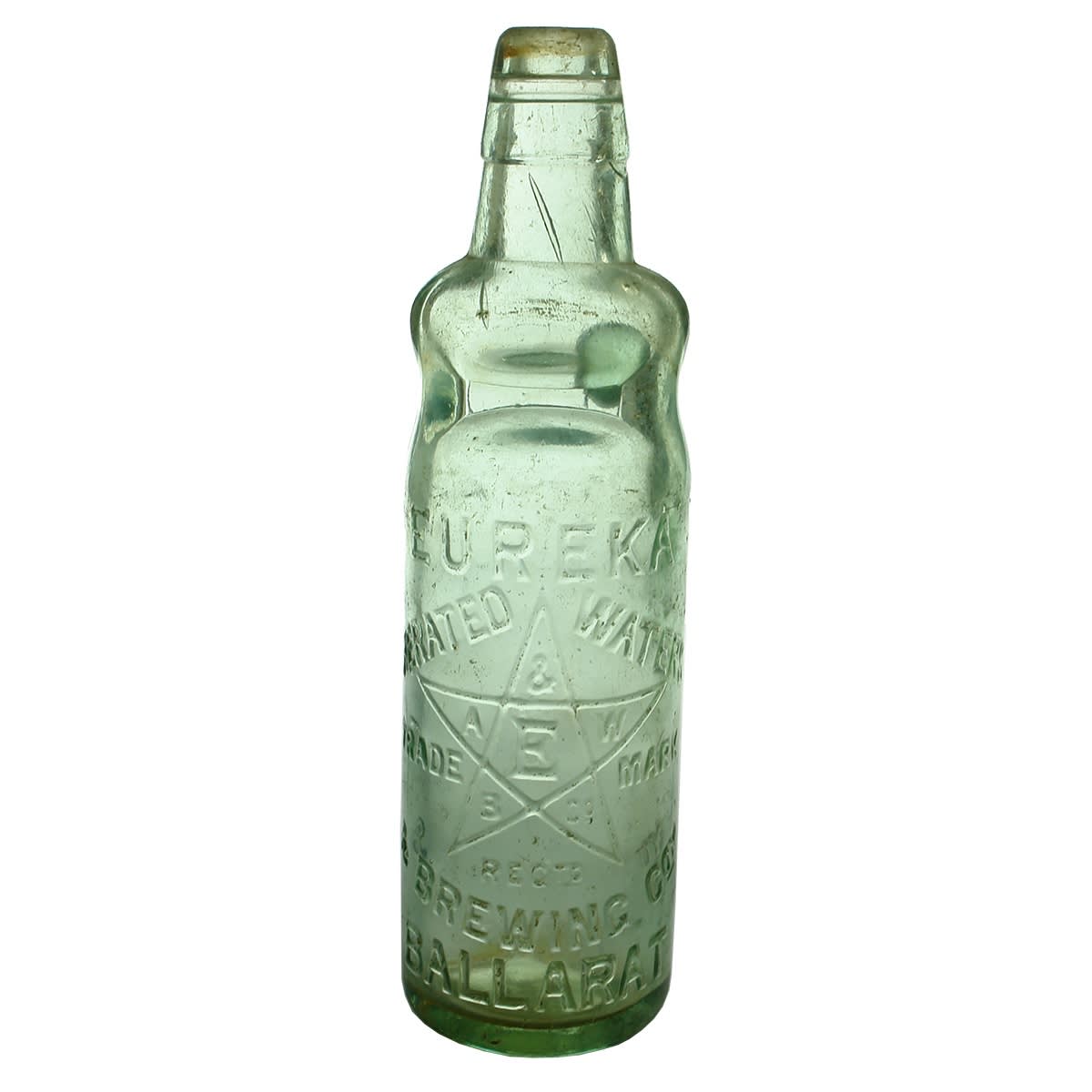 Codd. Eureka, Ballarat. Bulge. Aqua. 10 oz. (Victoria)