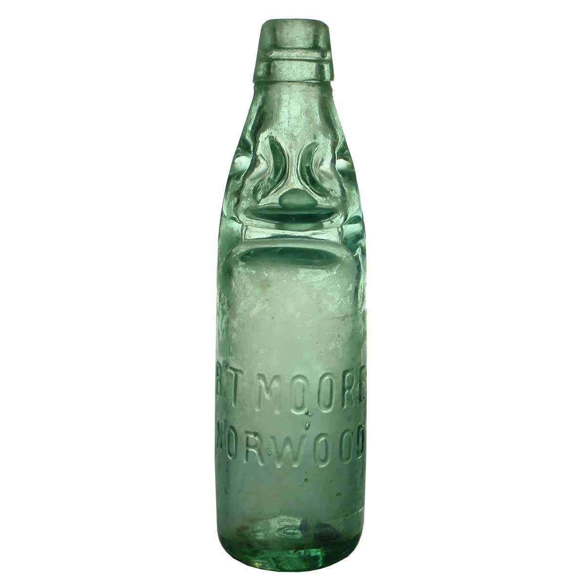 Codd. B. T. Moore, Norwood. FBH. Dobson. Aqua. 10 oz. (South Australia)