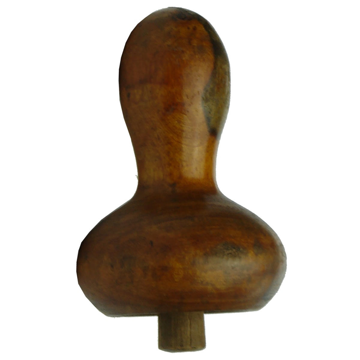 Codd. Most unusual wooden codd opener with bulbous handle.