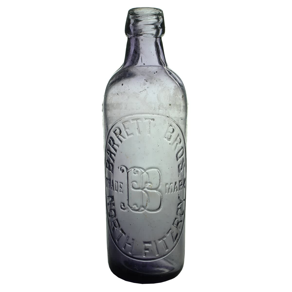 Internal Thread. Barrett Bros., North Fitzroy. Sun Coloured Amethyst. 26 oz. (Victoria)