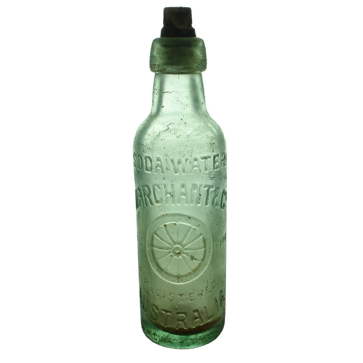 Internal Thread. Marchant & Co Australia. Wagon Wheel. Soda Water. Half Size.