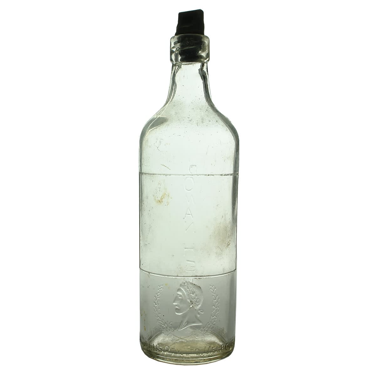 Internal Thread. Roman Head, Lucullus Pty. Ltd., Melbourne. Machine top. Clear. 26 oz. (Victoria)