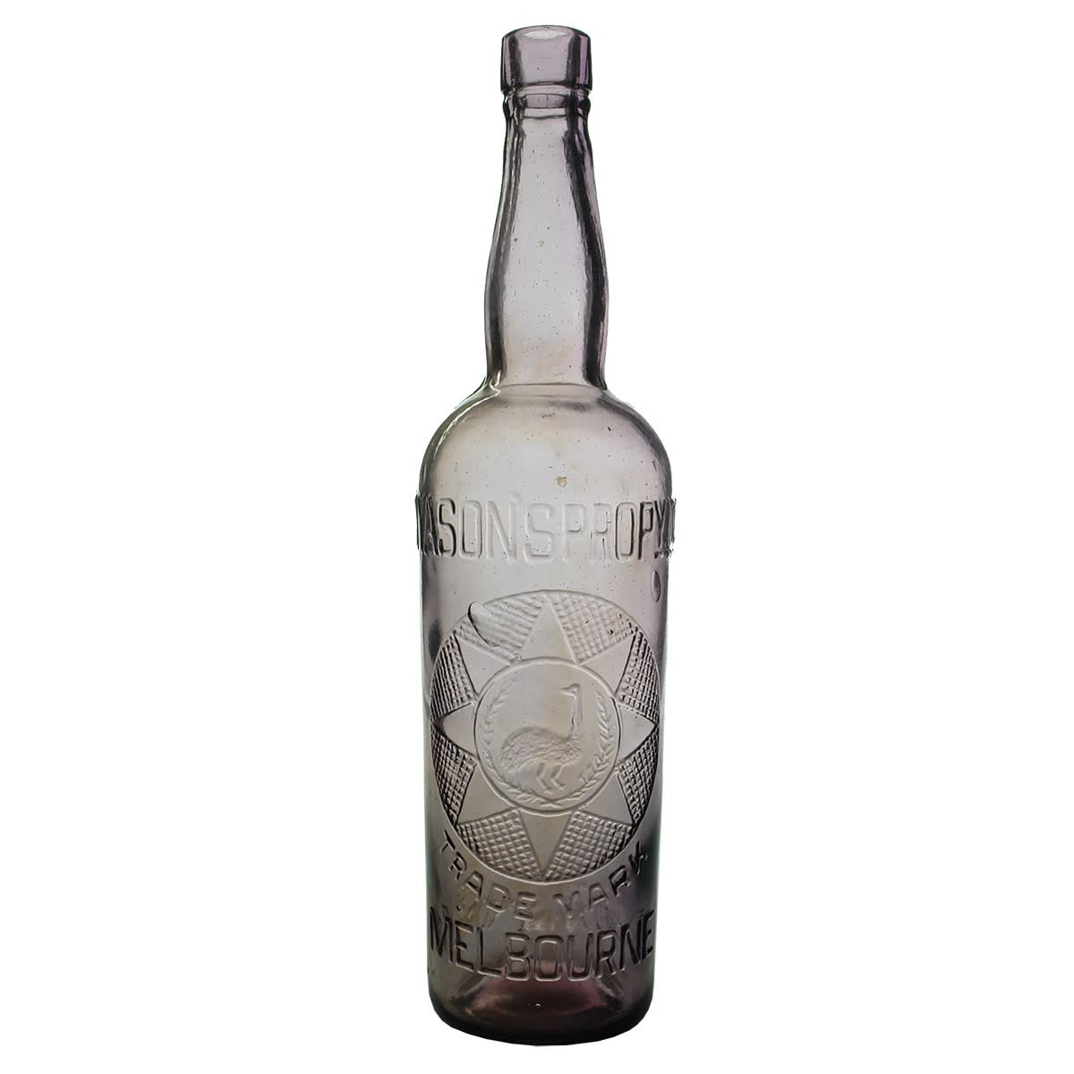 Cordial. Dyason's Propy Ltd, Melbourne. Amethyst. 26 oz. (Victoria)