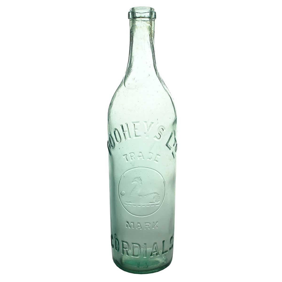 Cordial. Toohey's Ltd, Sydney. Vance & Ross. Aqua. 26 oz. (New South Wales)