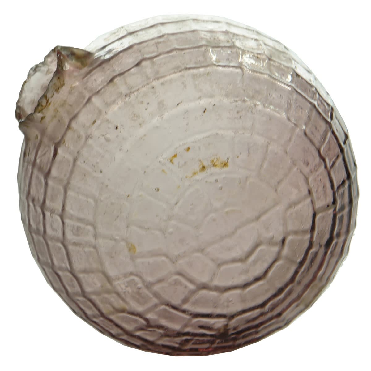 Sporting. Melbourne Glassworks Target Ball. Amethyst. (Victoria)