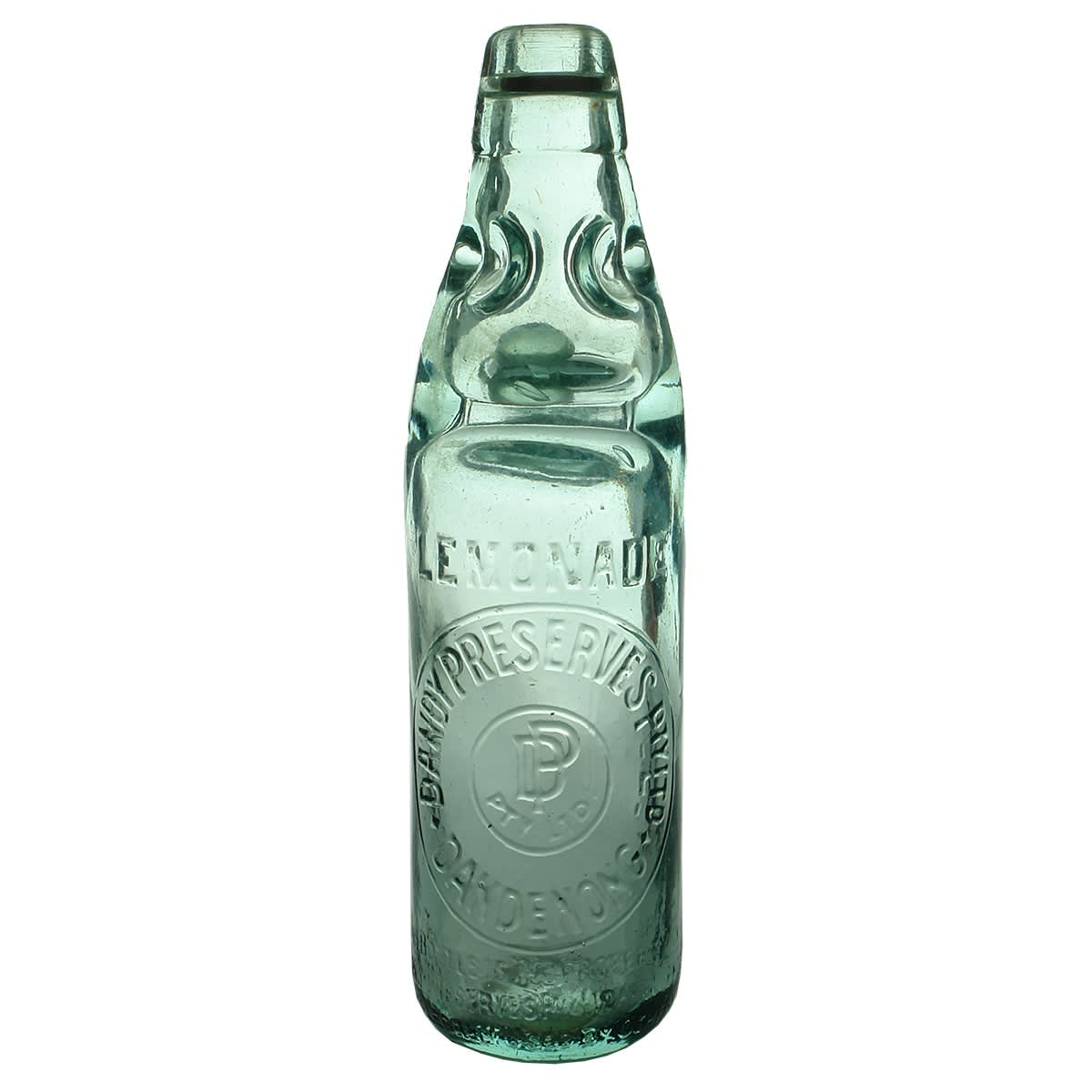 Codd. Dandy Preserves Pty Ltd, Dandenong. Monogram. Dobson. Aqua. 10 oz. (Victoria)