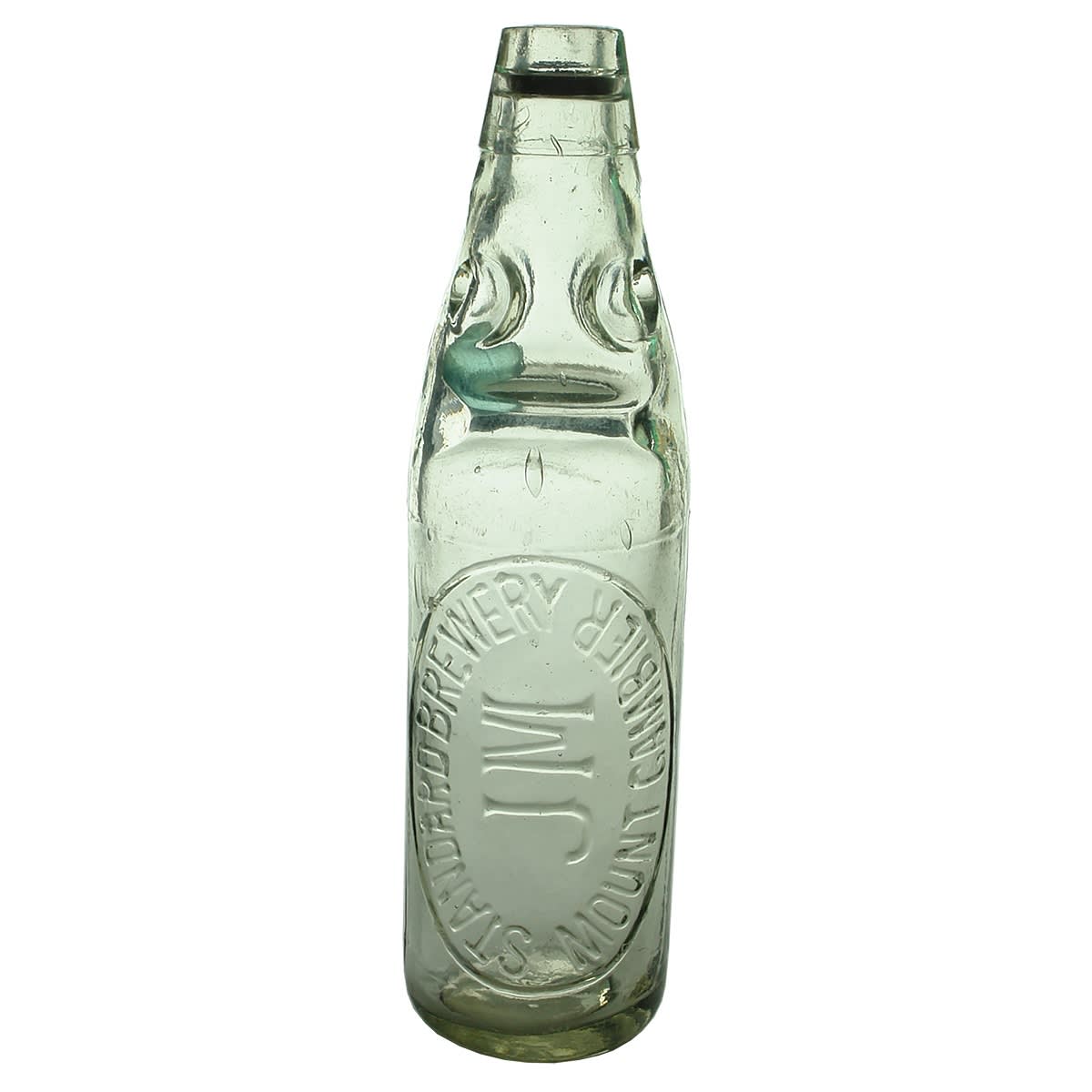 Codd. Standard Brewery, Mount Gambier. Dobson. Clear. 10 oz. (South Australia)