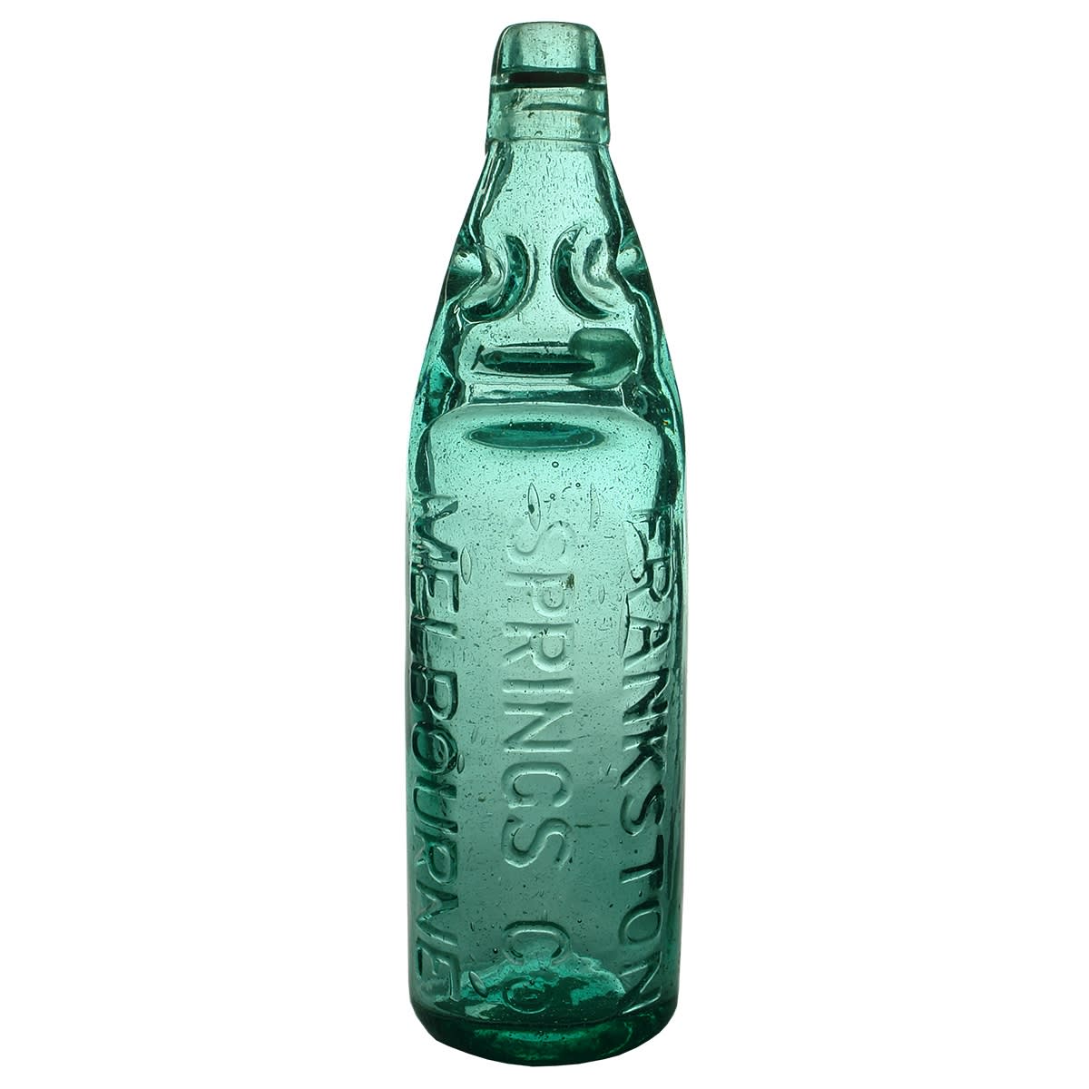 Codd. Frankston Springs Co., Melbourne. Dark Aqua. Dobson. 26 oz. (Victoria)