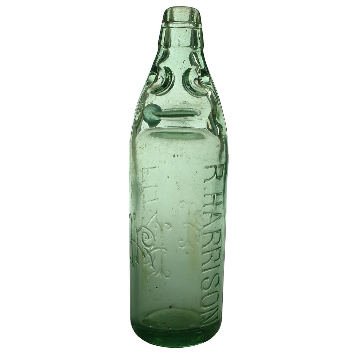 Codd. R. Harrison, Fitzroy. M. G. B. Co. Dobson. Aqua. 26 oz. (Victoria)