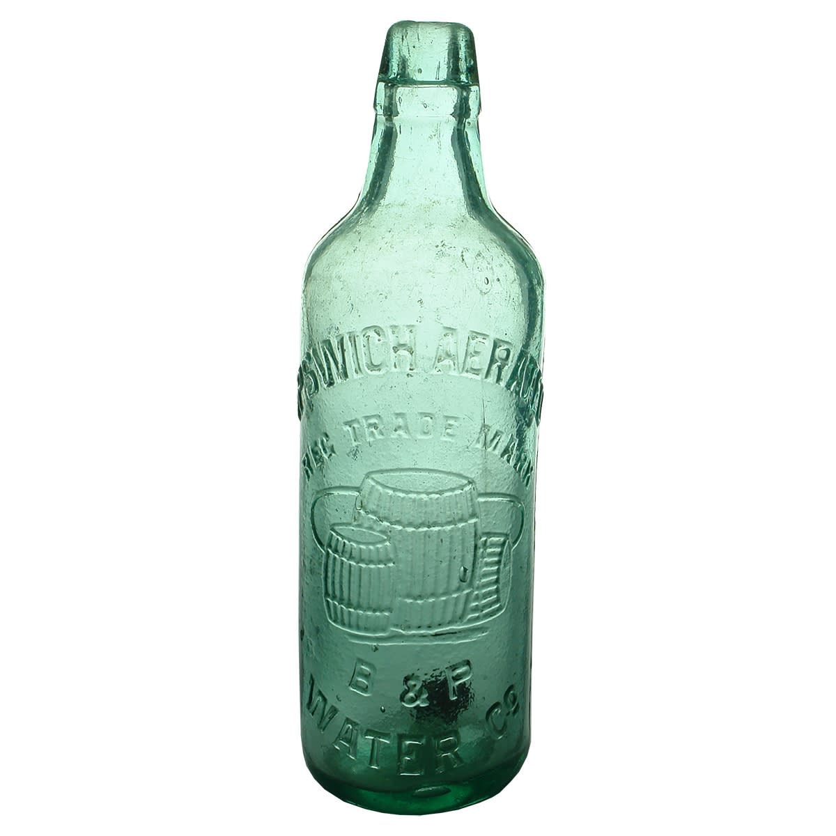 Lamont. Ipswich Aerated Water Co. Barrels. 26 oz. (Queensland)