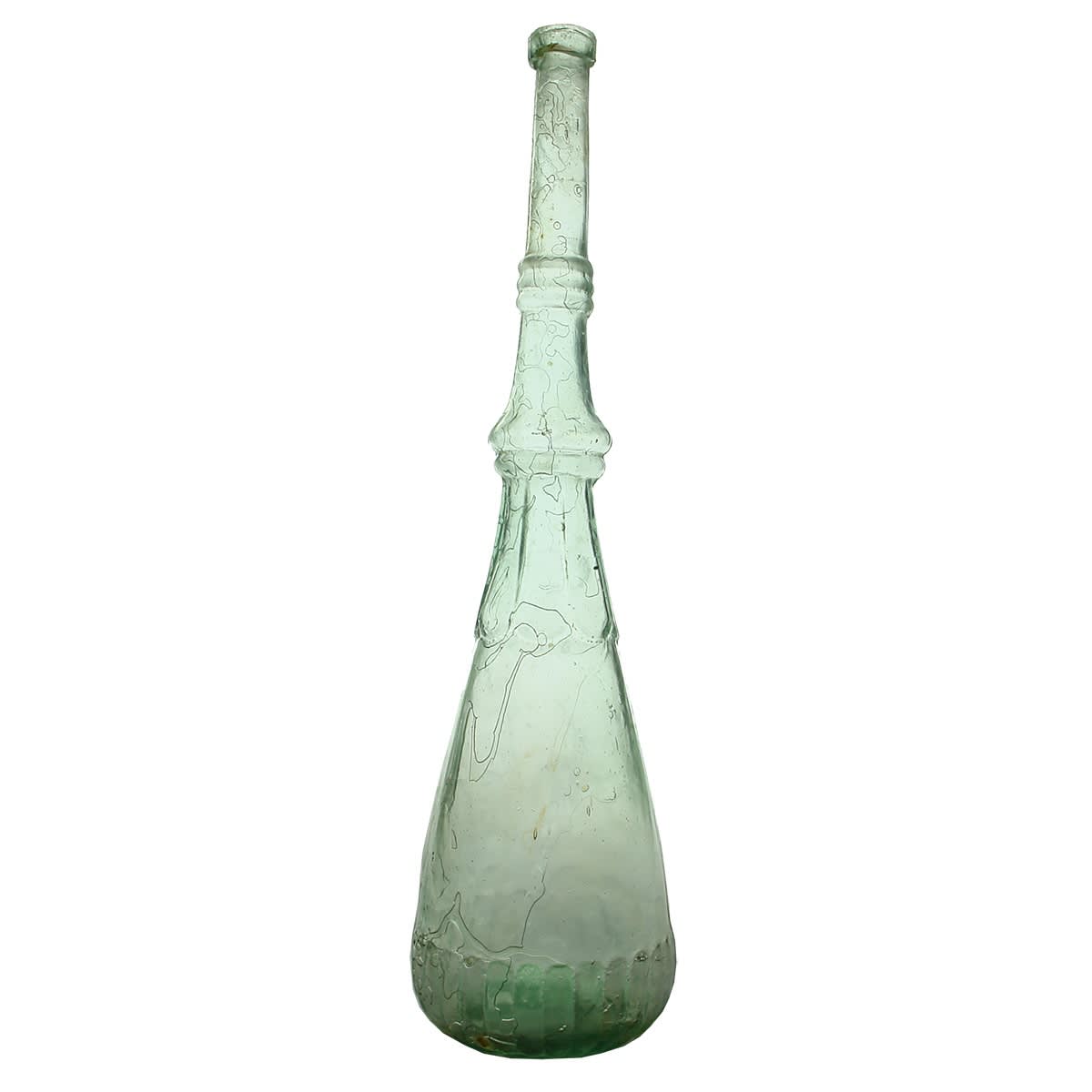 Salad Oil. Giant Club Salad Oil! Aqua. 26 oz. 363 mm. (United Kingdom) (Late Kingsley Durdin Collection)