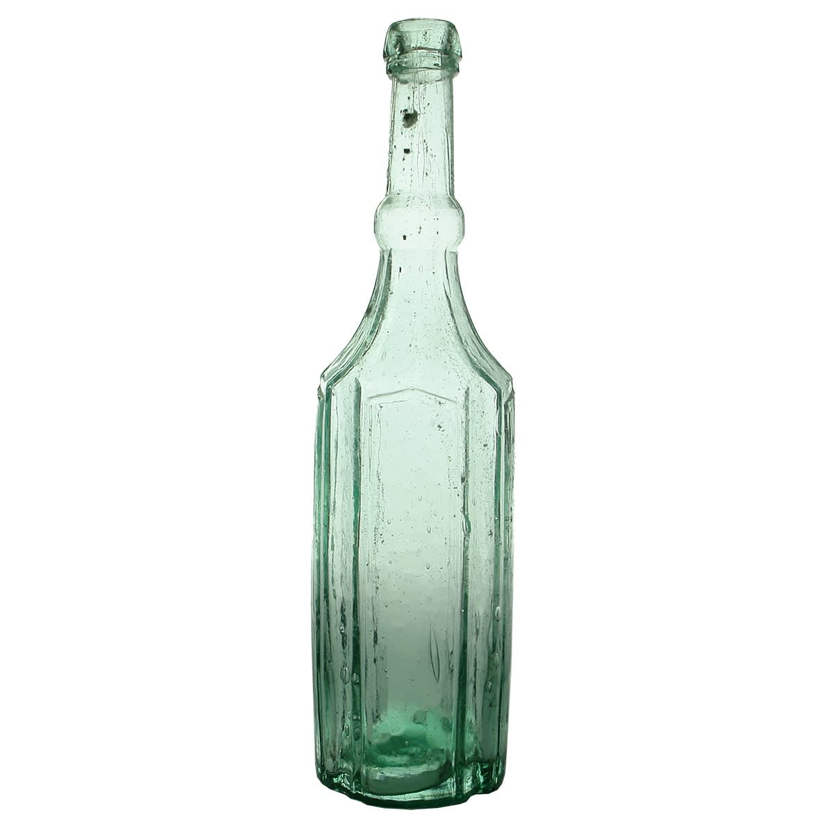 Goldfields. George Whybrow Vinegar. Aqua. 26 oz. (United Kingdom) (Late Kingsley Durdin Collection)