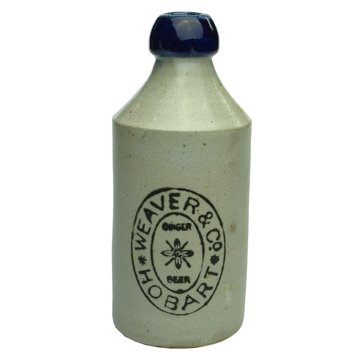 Ginger Beer. Weaver, Hobart. Dump. Blue Lip. 10 oz. (Tasmania)