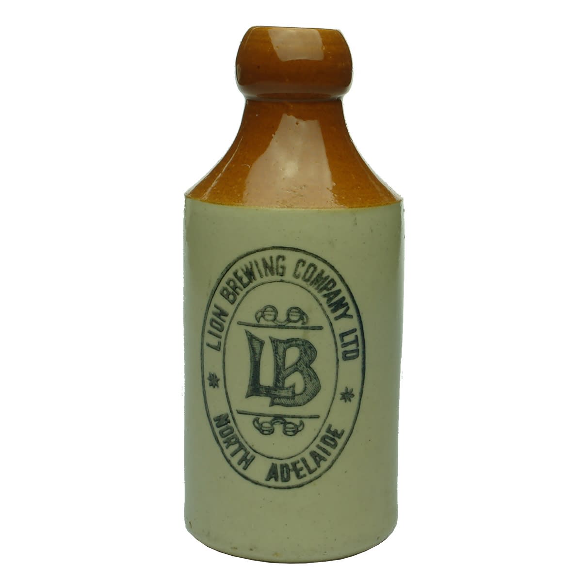 Ginger Beer. Lion Brewing Company Ltd. North Adelaide. Red Top. (South Australia)